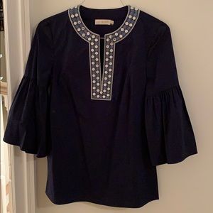 Tory Burch Arianna embellished blouse/tunic